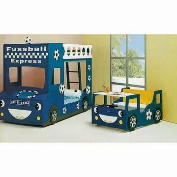 Kid's Bedroom Set, Designed in Cartoon Shape, Measures 240 x 107 x 150cm