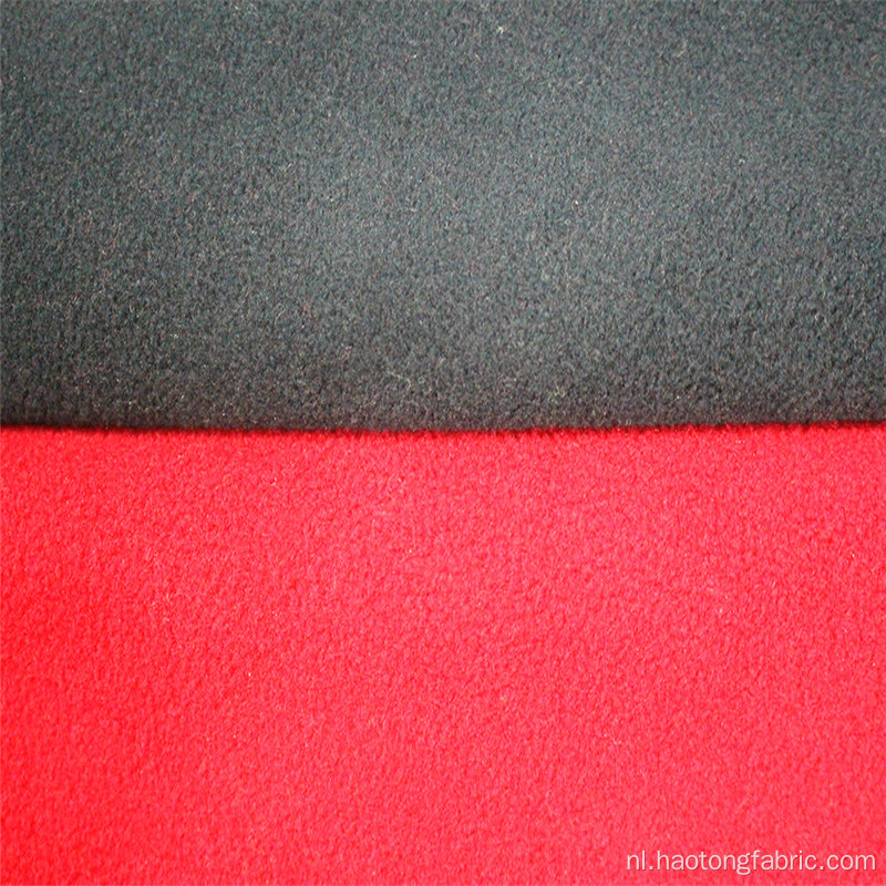 Dubbelkleurige polar fleece effen gebreide composietstof