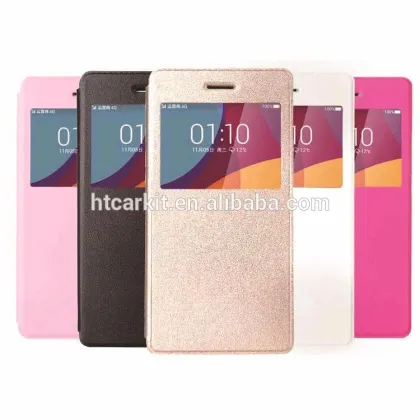 Wholesale Cell Phone Case flip case For Oppo R9 leather case with window