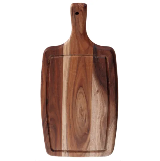 Cutting board with well