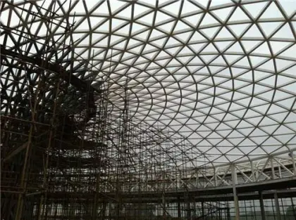 Steel Frame Steel Grid Steel Structure Curtain Wall Skylight