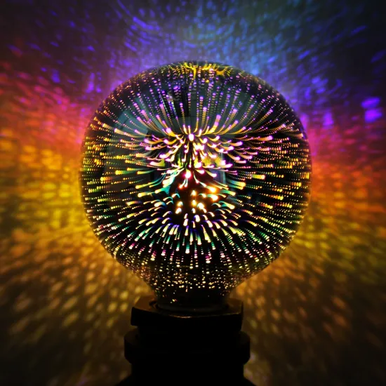 NEW PRODUCT Decorative ST64 A19 G80 G95 E27 decorative firework 3D led bulb