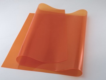 Transparent Orange PVC Film for Packaging