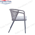 Wicker chairs for outdoor garden Hotel reception chairs