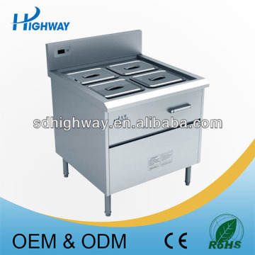 Manufacturer commercial induction food warmer with cabinet