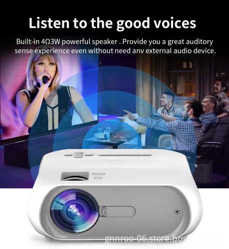 Full HD 1080p Projector T9 - 3D 4K Home Cinema