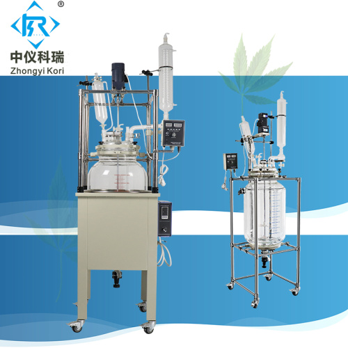 DF-200L Large size pilot plant glass reactor system