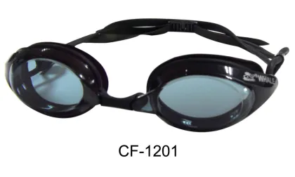 Blue Anti Fog Lens Silicone Swim Goggles,  Safety Goggles With Ce Certificate