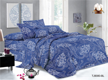 ใหม่ ผ้าปูที่นอนโพลีเอสเตอร์ Voile พิมพ์ลายดอกไม้ดิจิตอล Digital