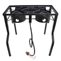 Double Propane Burner High Pressure With Adjustable Legs