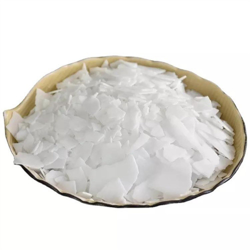 Flocons blancs hydroxyde de potassium potasse caustique