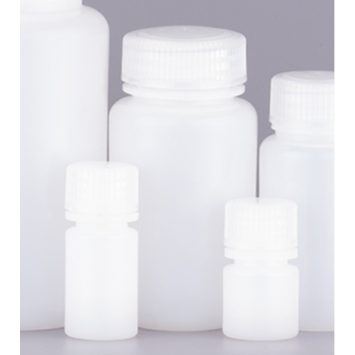 Botellas de almacenamiento redondas blancas de 125 ml