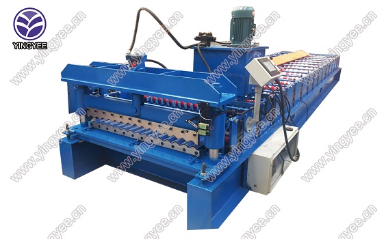 Galvanized corrugated roof sheet forming machine