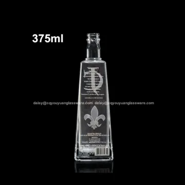 different size whiskey cognac wholesale spirits glass bottle 375ml