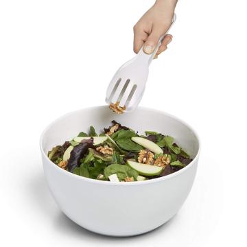 Utensili per pinze per insalata in plastica 2 in 1