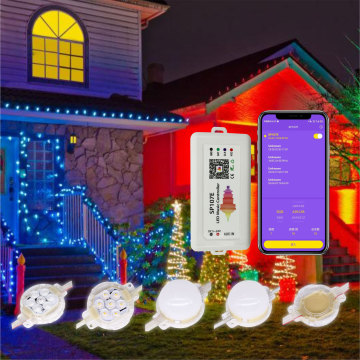 IP68 مقاوم للماء DC24V 50 مم وحدة بكسل LED للإضاءة المعمارية وزينة عيد الميلاد