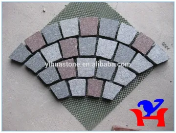 porphyry flamed meshed paver