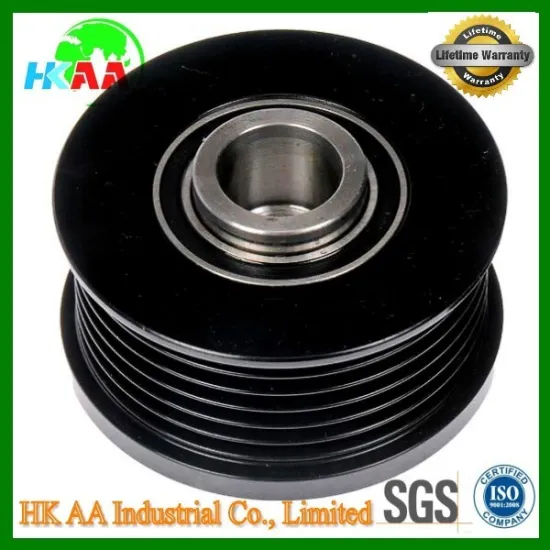 High Precision Black Oxide Stainless Steel Alternator Decoupler Pulley