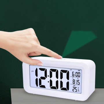 Hot Sale Bedroom Digital Alarm Clock with Snooze Function - Plastic LED