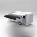 RV Retractable Manual Awning Trailer Patio Black Fade