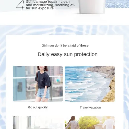 Not fake white sunscreen