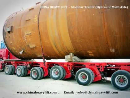 CHINA HEAVY LIFT  -  Nicolas MDED Model Modular Trailer