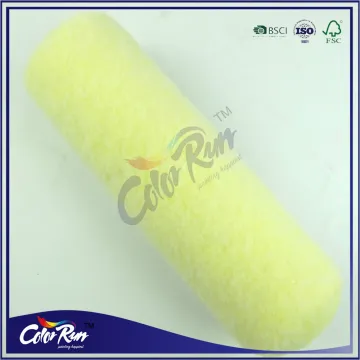 ColorRun 12 mm pile height polyester 9inch wall decorative paint roller brushes