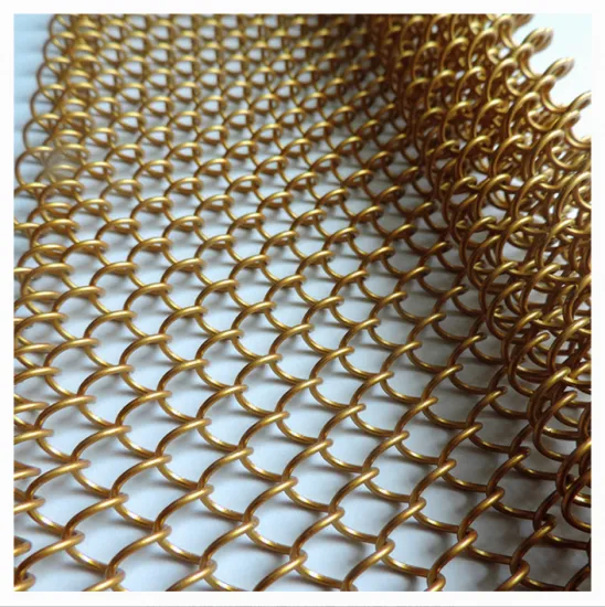 Architectural Stainless Steel Decorative Wire Mesh for Cabinet Doors and Glass Lamination
