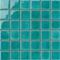 Mosaïque de piscine classique couleur verte 6mm