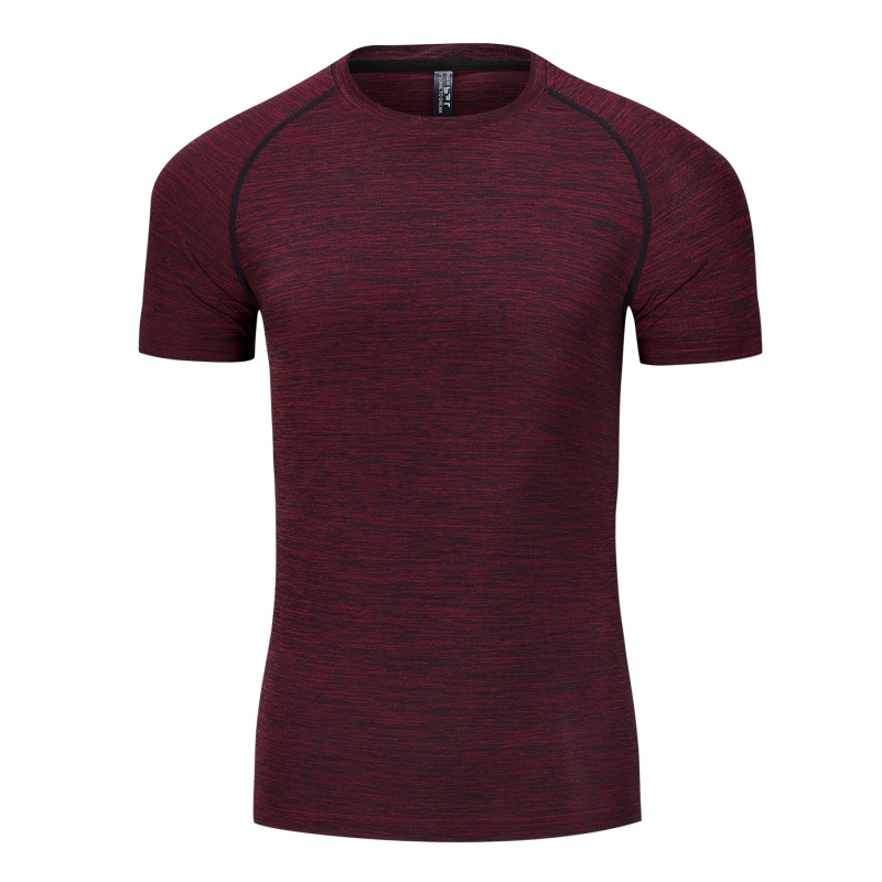 Wholesale Adult Short Sleeve Fitness Sport Men T-shirt