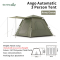 3-4 personnes Camp Family Family Portable Easy Tend