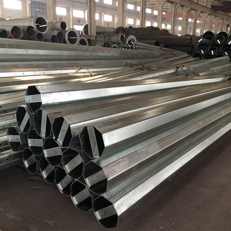 Kutub Kuasa Elektrik Conical Dip Galvanized Panas