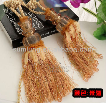 Crystal European style top-grade curtains hanging ball tie strap pendant hook cloth accessories-12