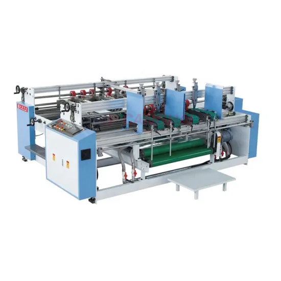 Semi-Automatic Two-Piece Paper Packaging Gluing and Folding Machine