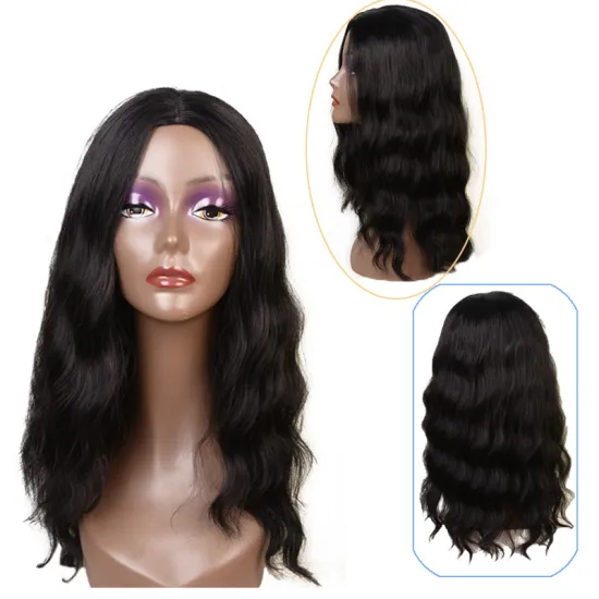Cheap Synthetic Long Wavy Hair Wig For Black Women