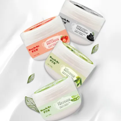 Bamboo Charcoal Aloe Olive Strawberry Vitamin Mud Mask