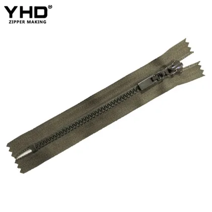 Customized cheap bulk plastic resin type decorative supreme hoodie zipper stock