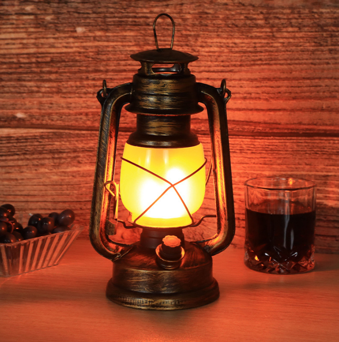 LED LED VINTAGE FLAME LANTERN