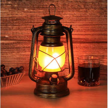 Lanterna de chama vintage LED