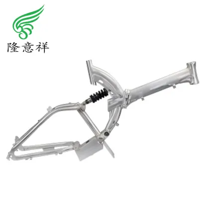 Shock absorbing folding frame