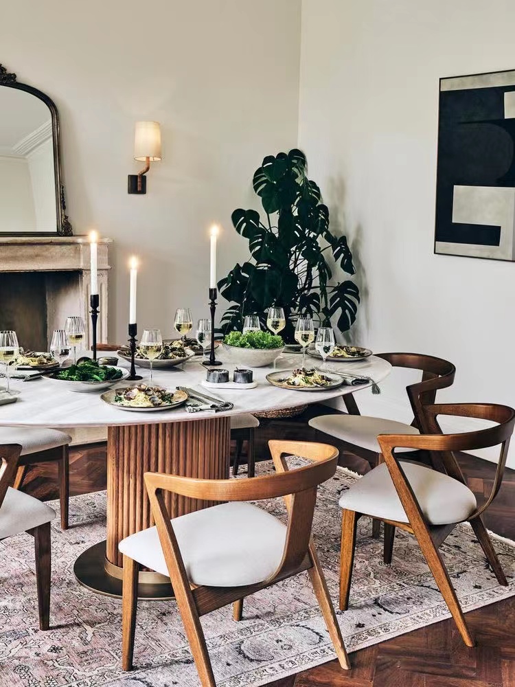 Dining Chair Leather Metal Cheap Indoor Wholesale Home Furniture Modern Restaurant Dinning Dining Room Chairs Gold Nordic Luxury