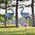 Grandes statues de grue de jardin