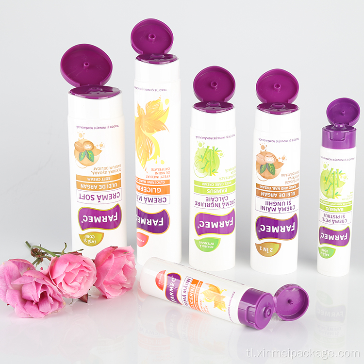 kosmetiko malambot na pisilin ang shampoo hair conditioner tube