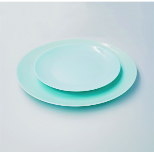 Luxury Lake Blue Round Opal Glass Common Collection