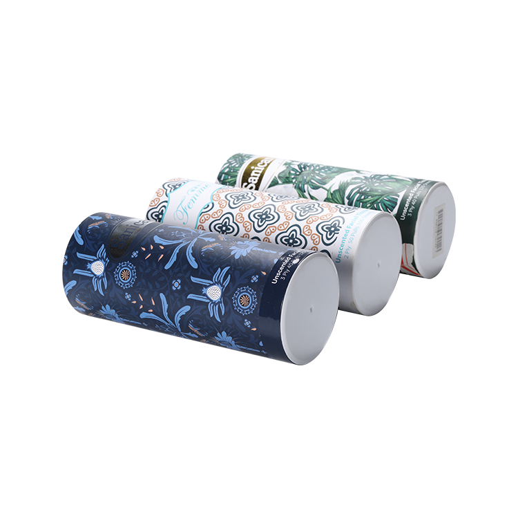 OEM Tissue Cylinder Packaging Tube Box