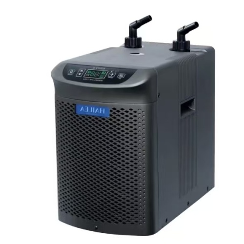 Penyejuk Akuarium Hailea Bentuk Tidak Sekata Hailea HK-300A Plastik Mesra Alam 300L 1/4 HP Penyejuk Air untuk Tangki Ikan