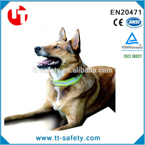 Adjustable High Visibility Personalized reflective dog collars Enhanced Visibility