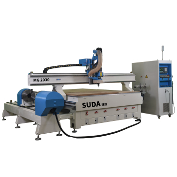 SUDA Carrousel ATC 9KW HSD SYNTEC 60WE WOODWORKING CNC ROUTER