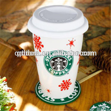 customized logo factory price creative mugs black and white stripes ceramic valentine cups