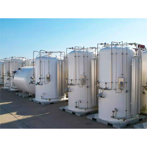 5m3 Micro Tanks de armazenamento cirogênico a granel para LOX/LIN/LAR
